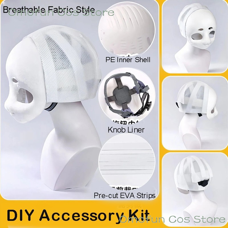 Anime Cosplay Mask - Bahan DIY Fursuit Kigurumi, Penutup Kepala,