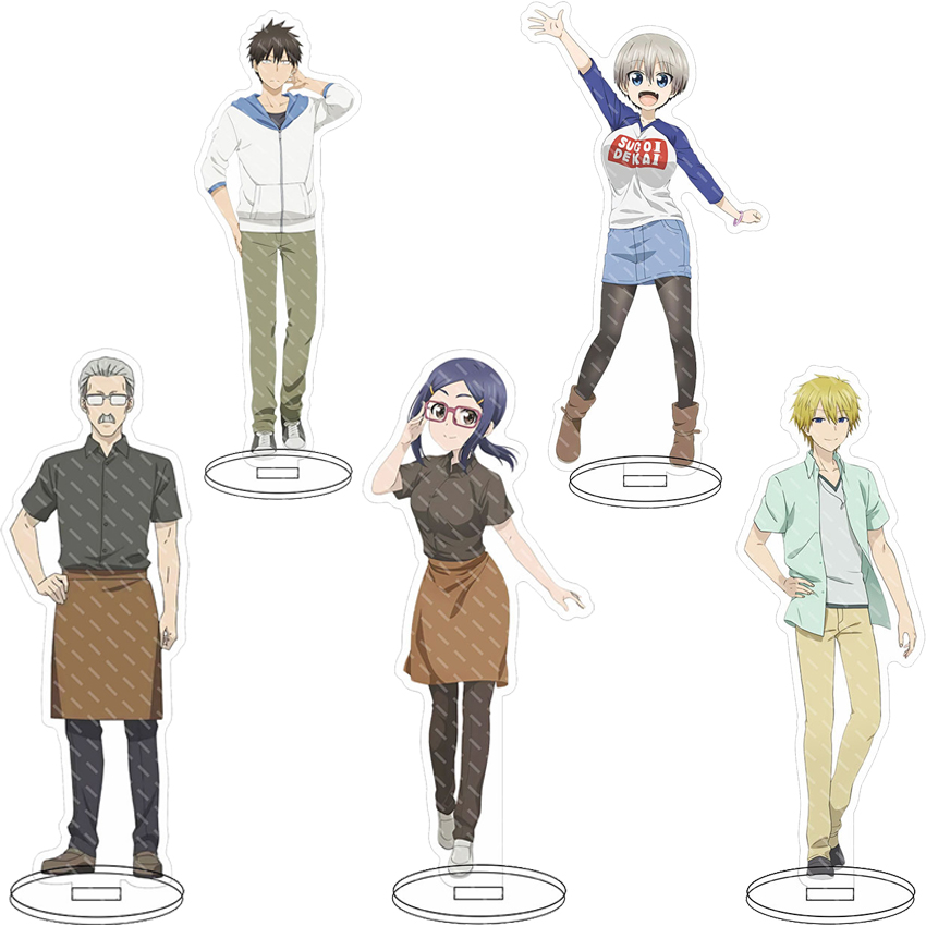 Anime Cosplay Rental - Stand Akrilik Anime 16CM Uzaki-chan Wants