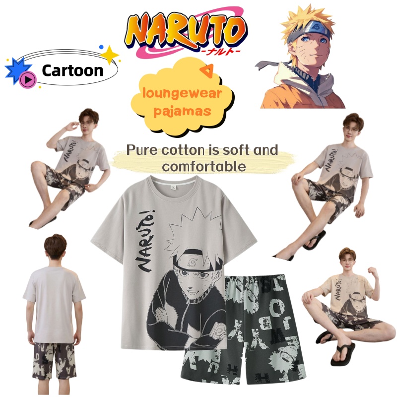 Anime Cosplay Recommendations - Piyama Pria Katun Musim Panas Seri