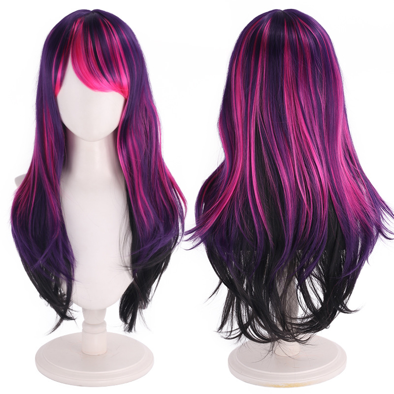 Anime Cosplay Recommendations - Wig cosplay ungu gradasi dengan ikat