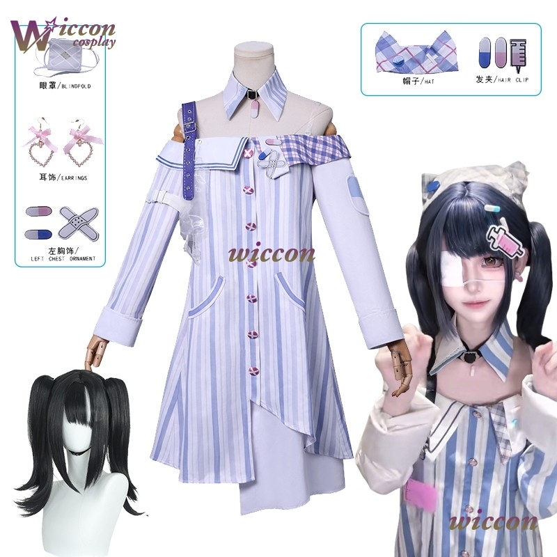 Anime Cosplay Girl Ideas - Eyepatch Jirai Kei Infinity Nikki Kostum