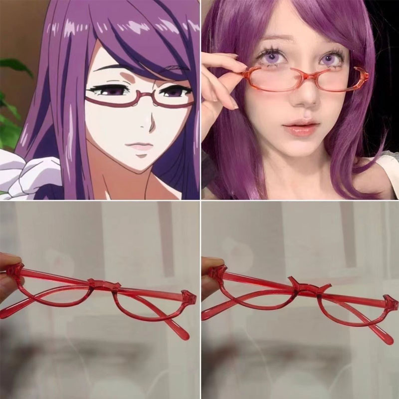 Anime Cosplay Tokyo Ghoul - Kacamata Merah Cosplay Karakter Anime Tokyo