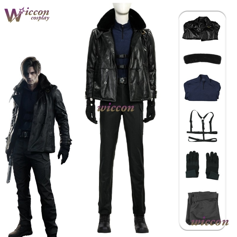 Anime Cosplay Female Characters - Kostum Cosplay Leon·S·Kennedy dari Resident Evil,