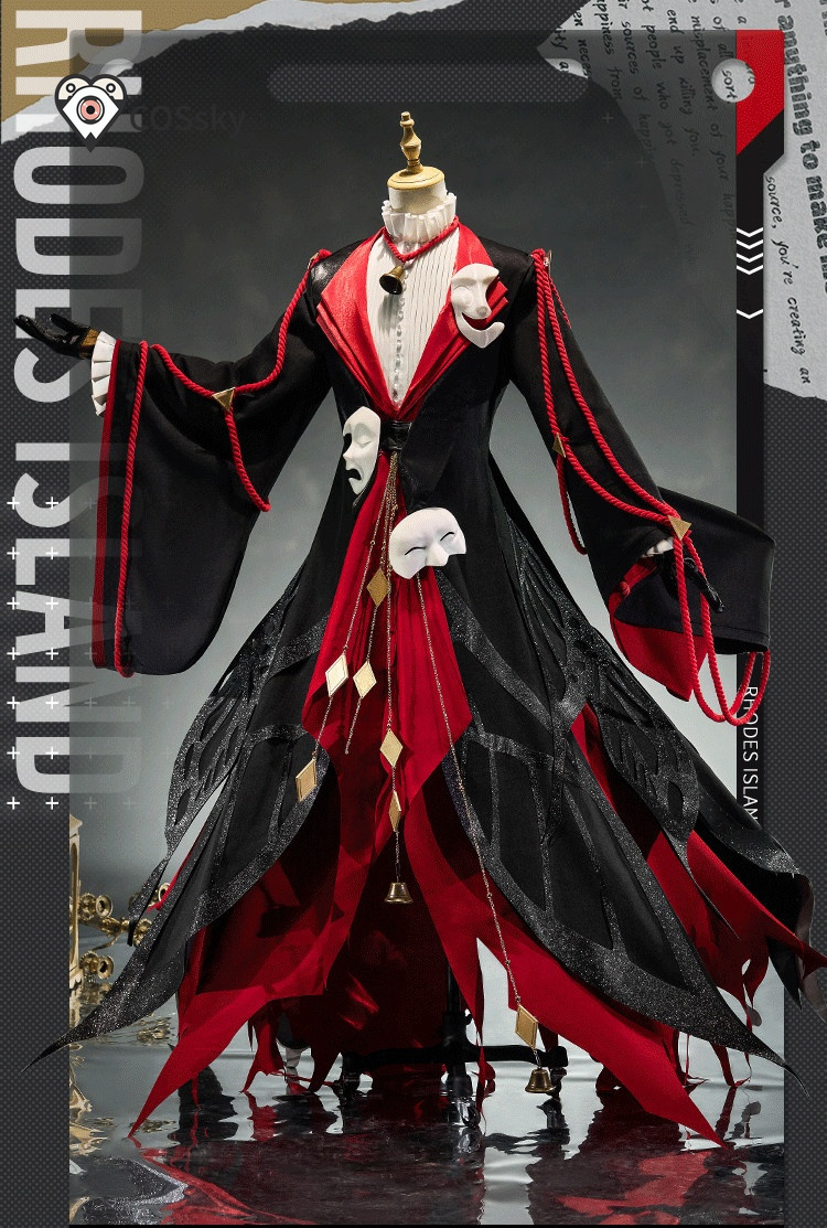 Kostum Cosplay Arknights Trago - Anime Cosplay Mask ulasan dan harga
