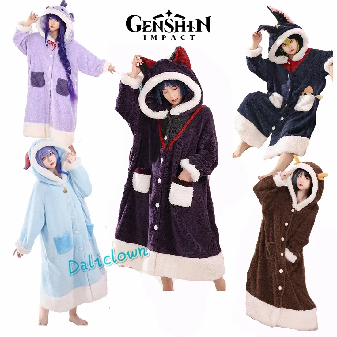 Genshin Impact Cosplay Xiao Ka - Cosplay Anime Yae Miko ulasan dan harga