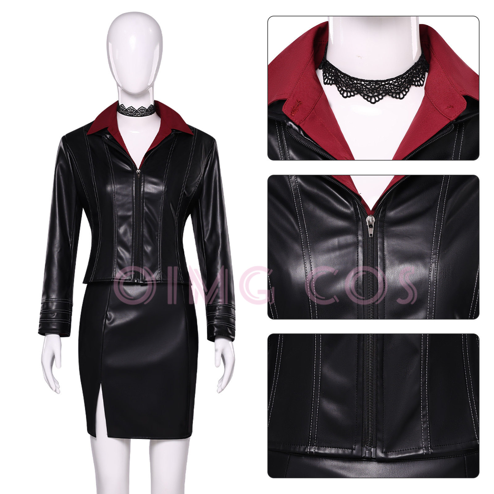 Kostum Cosplay Jaket Kulit Ada - Anime Cosplay Female Characters ulasan dan harga