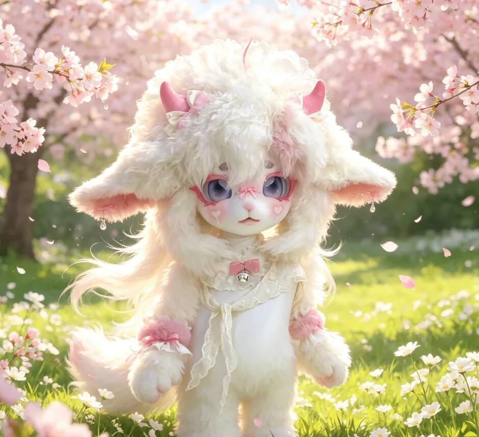 Topeng Kemono Domba Lucu Buata - Anime Cosplay Mask ulasan dan harga