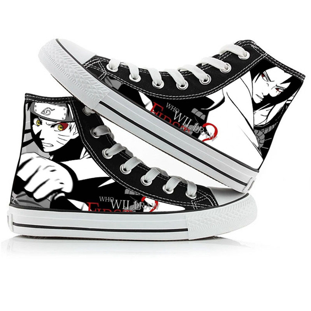 Sepatu Kanvas High-Top Naruto  - Anime Cosplay Girl Ideas ulasan dan harga