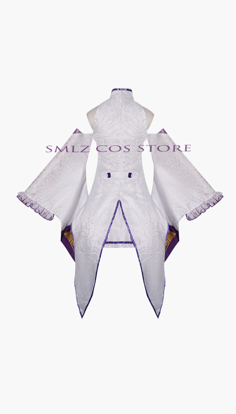 Kostum Cosplay Emilia Anime Re - Anime Cosplay Dress ulasan dan harga