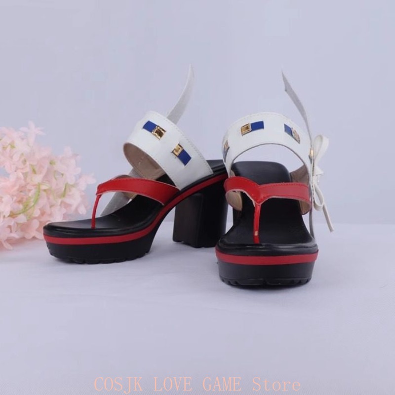 Sepatu Cosplay Inazuma City Ya - Cosplay Anime Yae Miko ulasan dan harga
