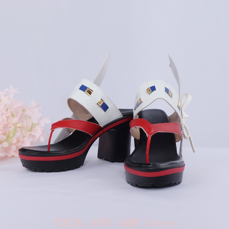 Sepatu Cosplay Inazuma City Ya - Cosplay Anime Yae Miko ulasan dan harga