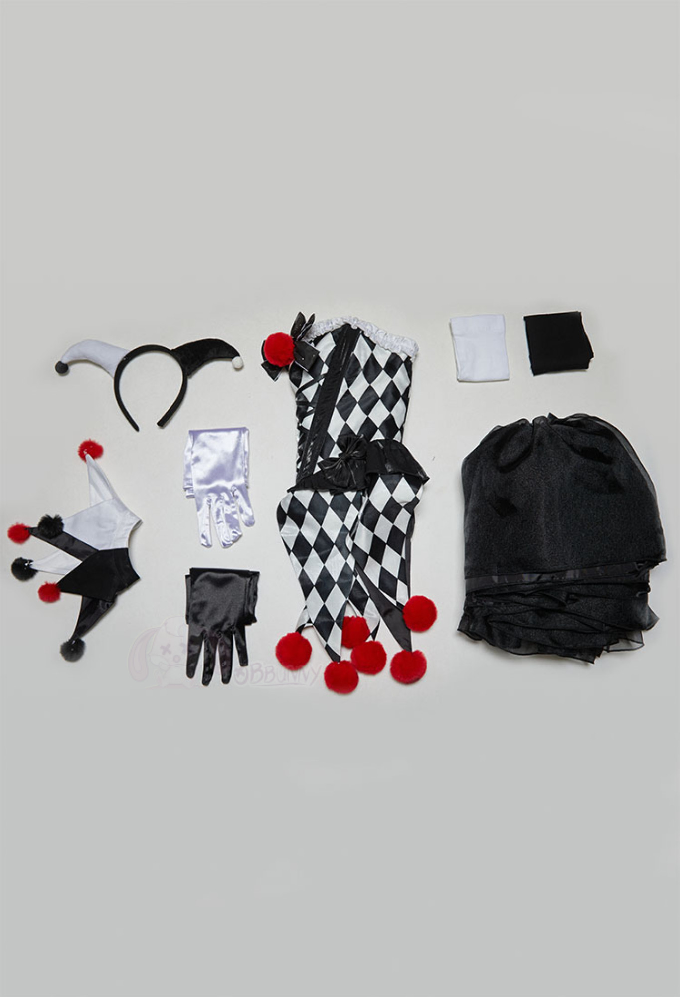 Kostum Cosplay Blok Warna Sirk - Anime Cosplay Mask ulasan dan harga