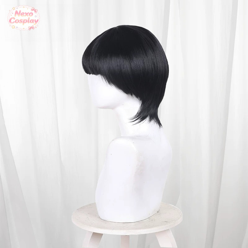 Wig Cosplay Witch Hat Atelier  - Cosplay Anime Black Hair ulasan dan harga