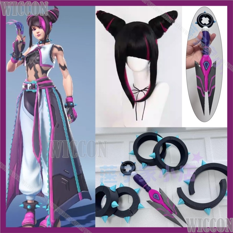 Kiriko Juri Game Han Over Cosp - Cosplay Anime Black Hair ulasan dan harga