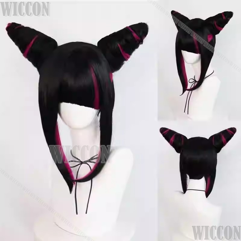 Kiriko Juri Game Han Over Cosp - Cosplay Anime Black Hair ulasan dan harga