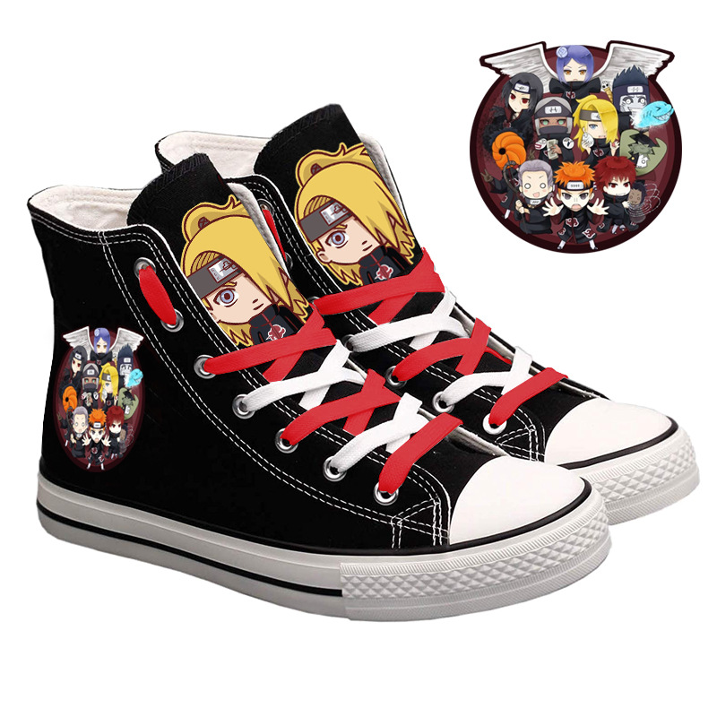 Sepatu Kanvas High-Top Naruto  - Anime Cosplay Girl Ideas ulasan dan harga