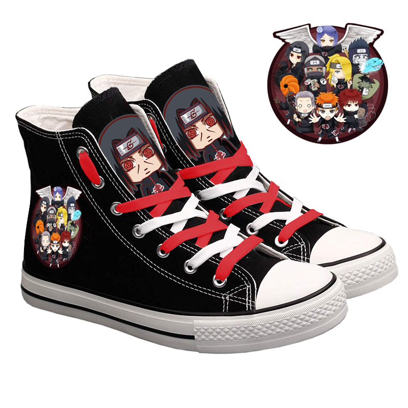 Sepatu Kanvas High-Top Naruto  - Anime Cosplay Girl Ideas ulasan dan harga