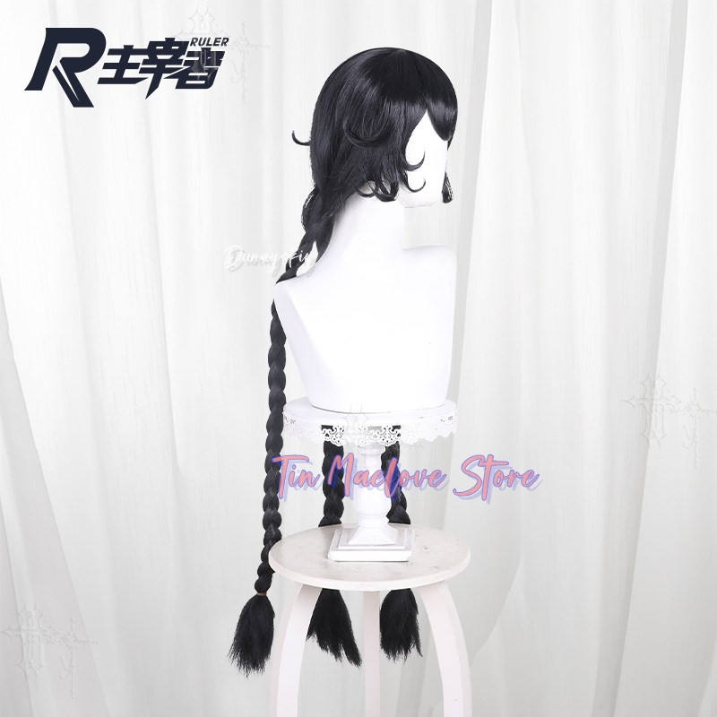 Rambut Kepang Hitam dengan Bag - Cosplay Anime Black Hair ulasan dan harga