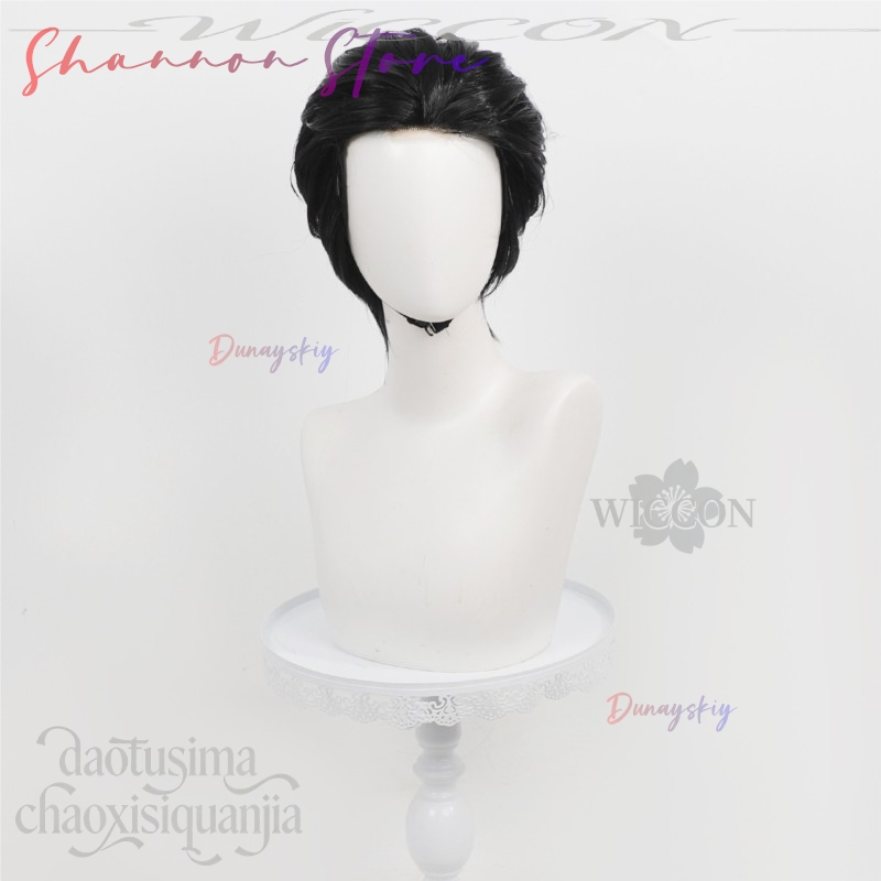 Hiromi Higuruma Wig Hitam Pend - Cosplay Anime Black Hair ulasan dan harga