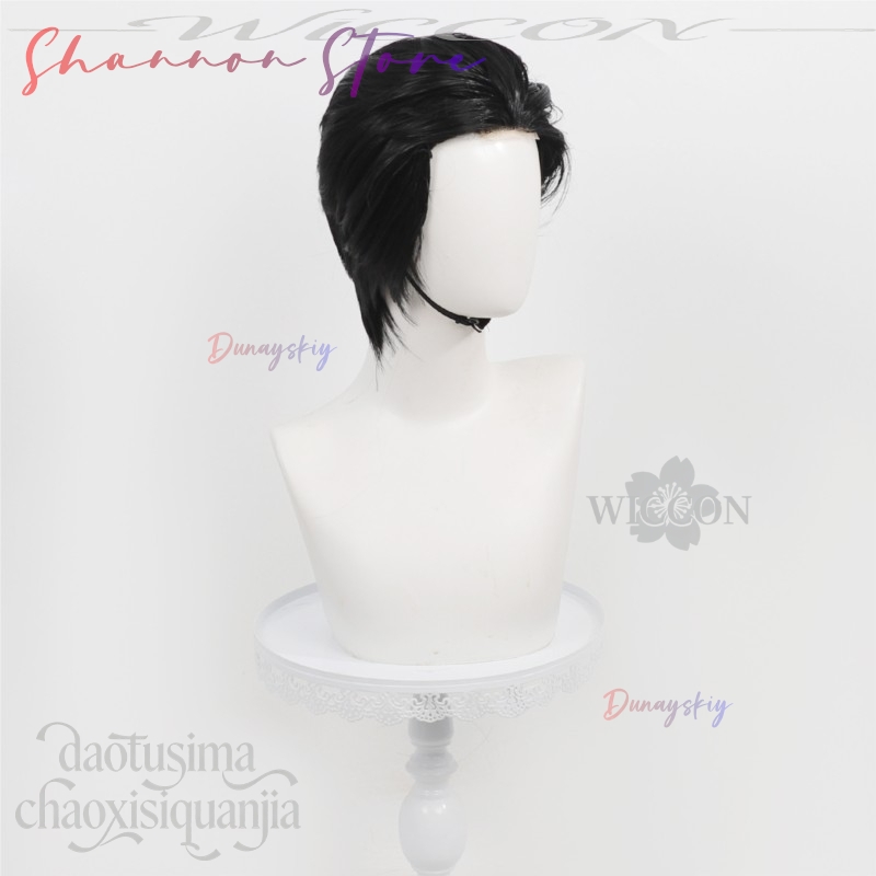 Hiromi Higuruma Wig Hitam Pend - Cosplay Anime Black Hair ulasan dan harga