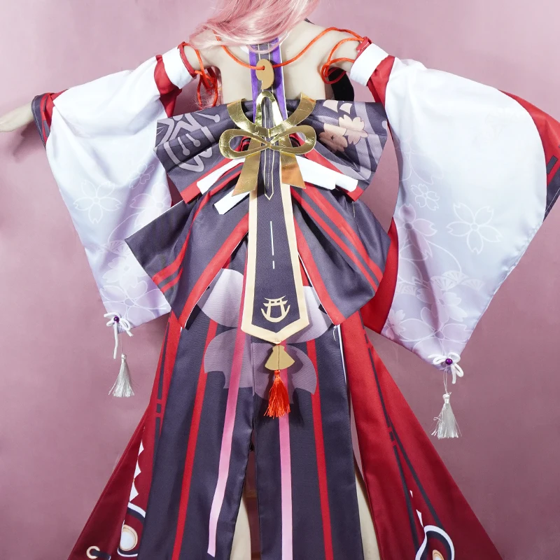 Yae Miko kostum Cosplay, serag - Cosplay Anime Yae Miko ulasan dan harga