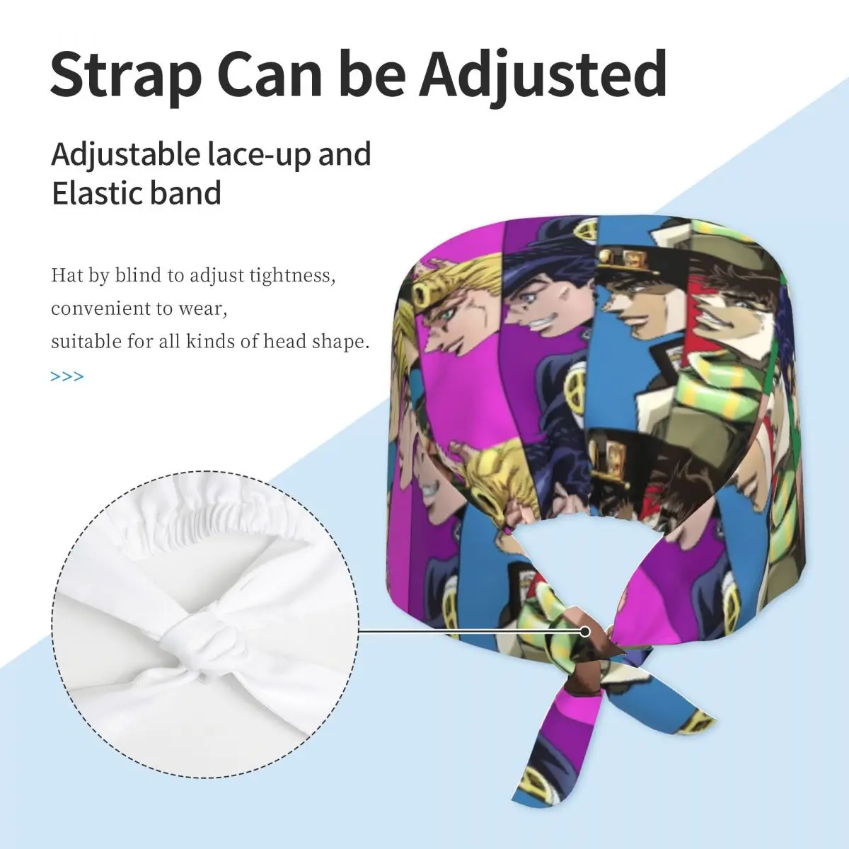 Topi Scrub Anime JoJo Bizarre  - Jojo Bizarre Hat ulasan dan harga