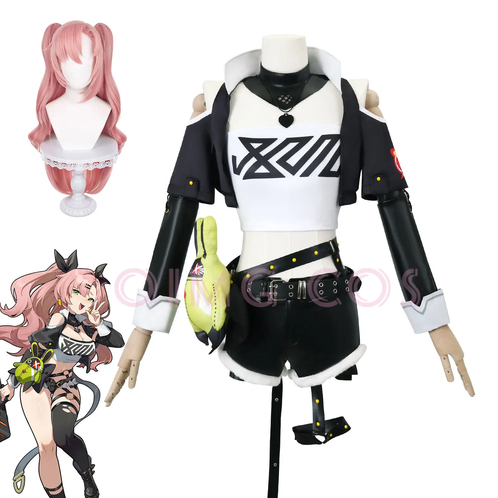 Nicole Demara Zenless Zone Zer - Anime Cosplay Female Characters ulasan dan harga