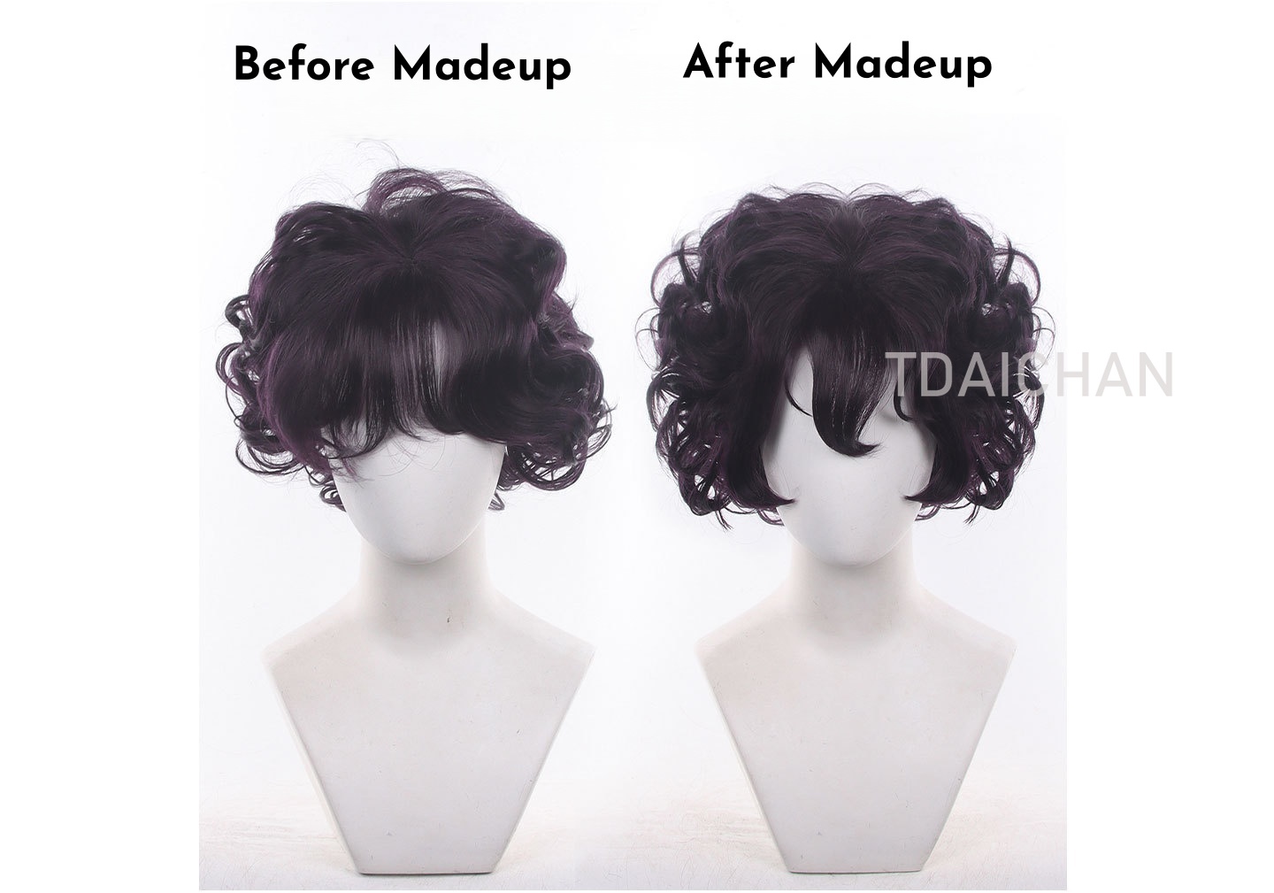 Wig Cosplay Topi Penyihir Atel - Cosplay Anime Black Hair ulasan dan harga