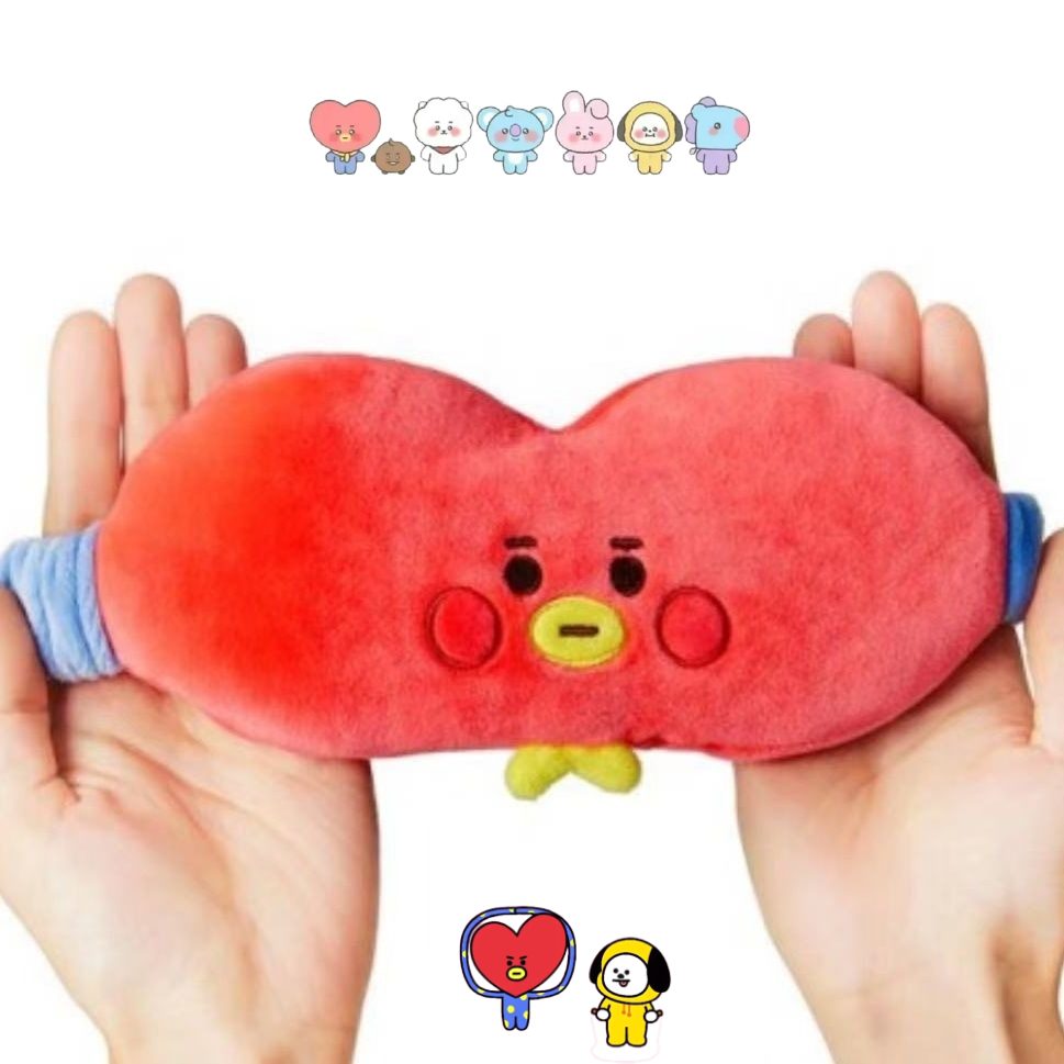 Masker mata boneka plush BT21  - Anime Cosplay Mask ulasan dan harga
