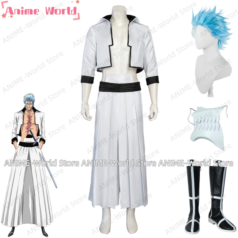 Kostum Cosplay Anime Grimmjow  - Anime Cosplay Mask ulasan dan harga