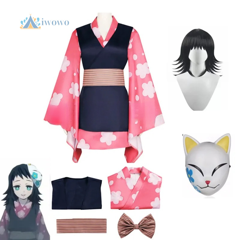 Kostum Cosplay Demon Slayer Ma - Anime Cosplay Mask ulasan dan harga