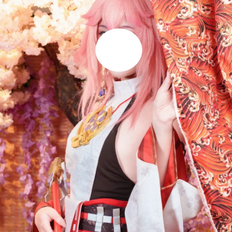 Kostum Cosplay Yae Miko Genshi - Cosplay Anime Yae Miko ulasan dan harga