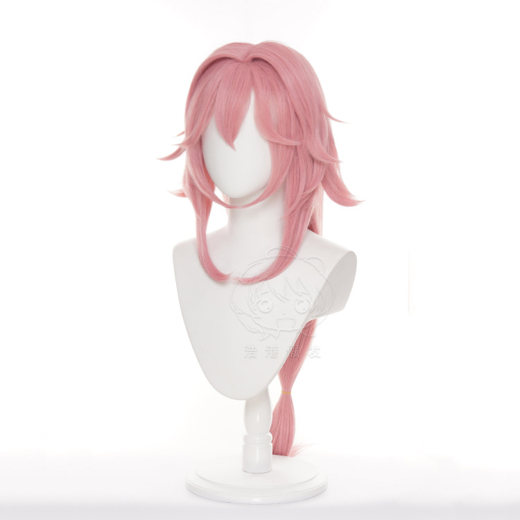 Wig Cosplay Genshin Impact Yae - Cosplay Anime Yae Miko ulasan dan harga
