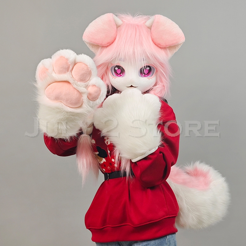 Topeng Kigurumi Bulu Hewan Luc - Anime Cosplay Mask ulasan dan harga