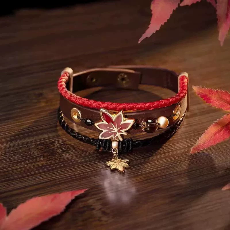Tersedia Gelang Cosplay Merah  - Cosplay Anime Yae Miko ulasan dan harga