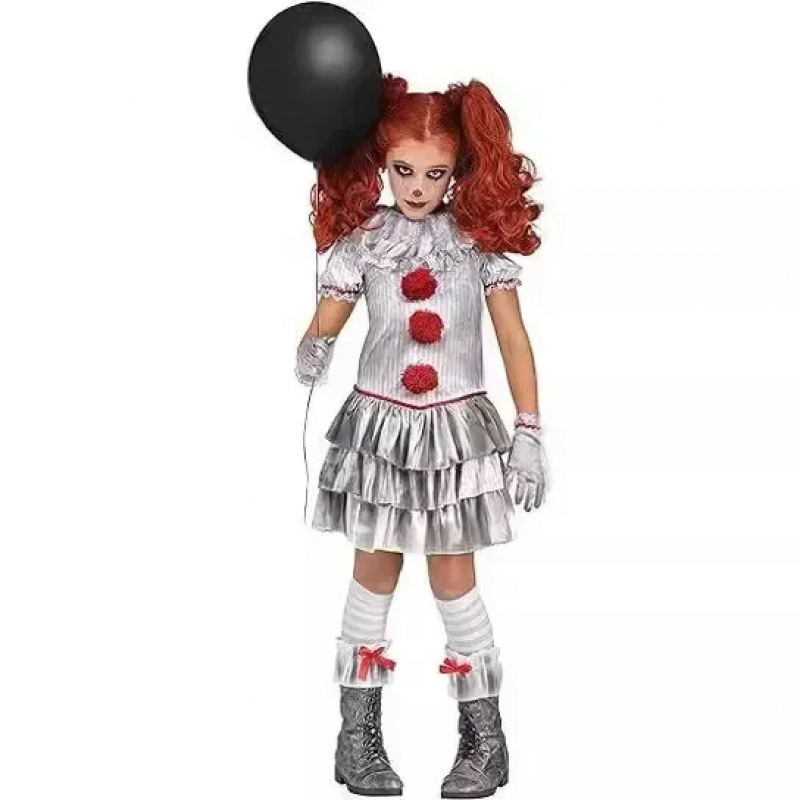 Kostum Halloween Pennywise Kec - Anime Cosplay Little Girl ulasan dan harga