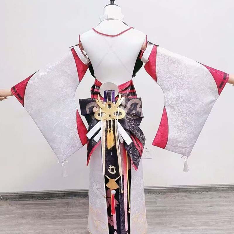 Yae Miko Set lengkap Guuji Yae - Cosplay Anime Yae Miko ulasan dan harga